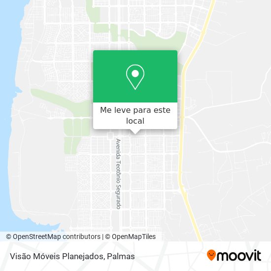 Visão Móveis Planejados mapa