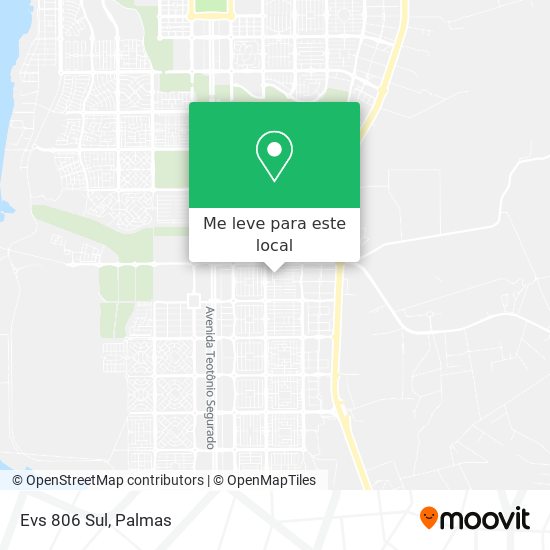 Evs 806 Sul mapa