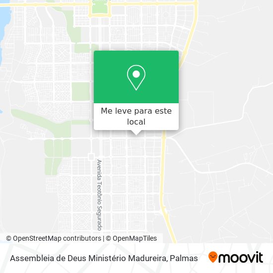 Assembleia de Deus Ministério Madureira mapa