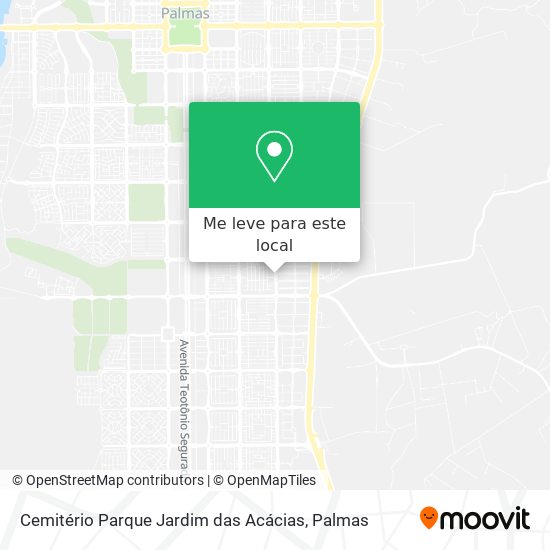 Cemitério Parque Jardim das Acácias mapa