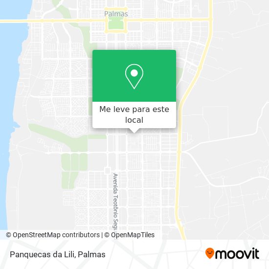 Panquecas da Lili mapa