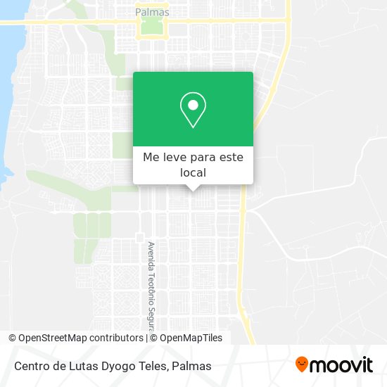 Centro de Lutas Dyogo Teles mapa