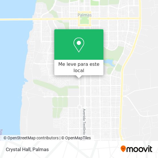 Crystal Hall mapa