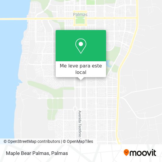 Maple Bear Palmas mapa