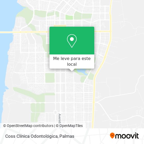 Coss Clínica Odontológica mapa