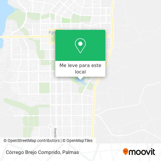 Córrego Brejo Comprido mapa
