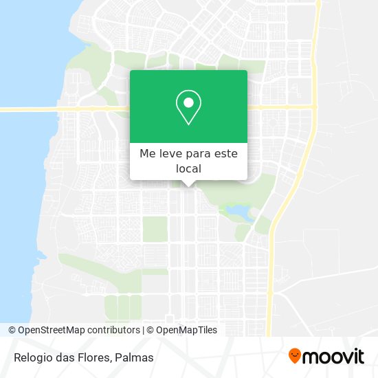 Relogio das Flores mapa
