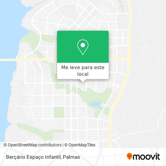 Berçário Espaço Infantil mapa