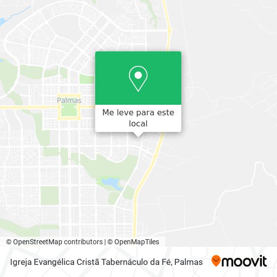 Igreja Evangélica Cristã Tabernáculo da Fé mapa