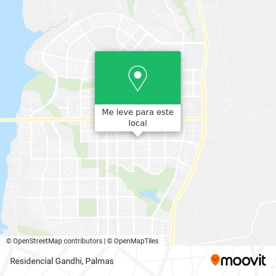 Residencial Gandhi mapa
