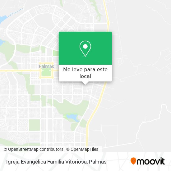 Igreja Evangélica Família Vitoriosa mapa