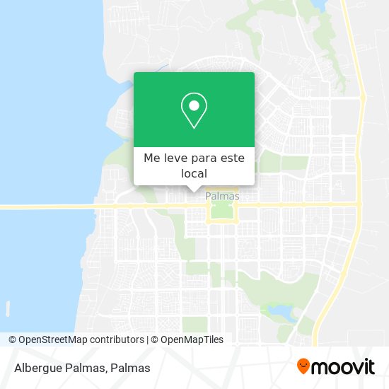 Albergue Palmas mapa