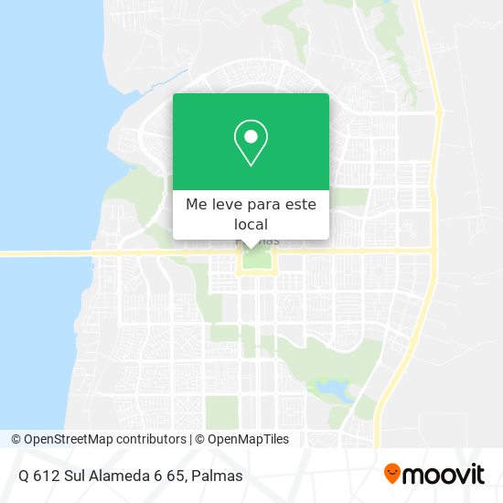 Q 612 Sul Alameda 6 65 mapa