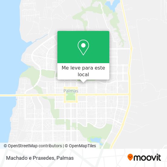 Machado e Praxedes mapa