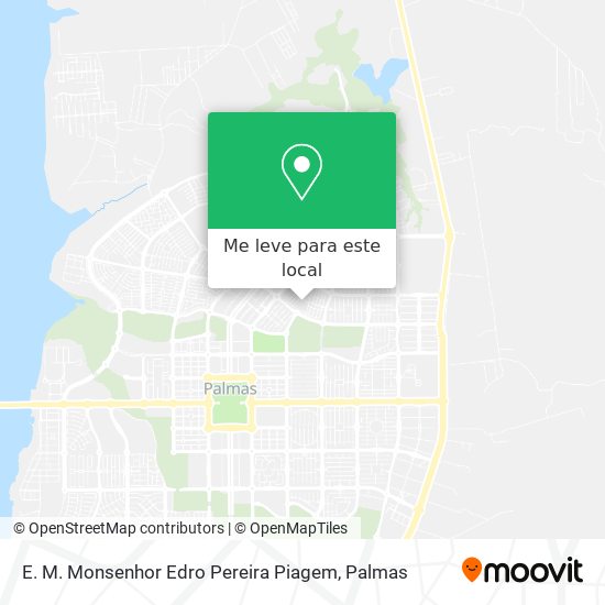 E. M. Monsenhor Edro Pereira Piagem mapa