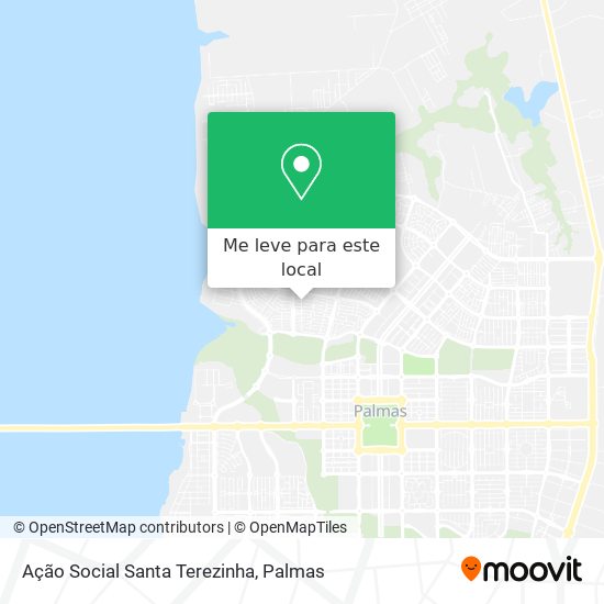 Ação Social Santa Terezinha mapa