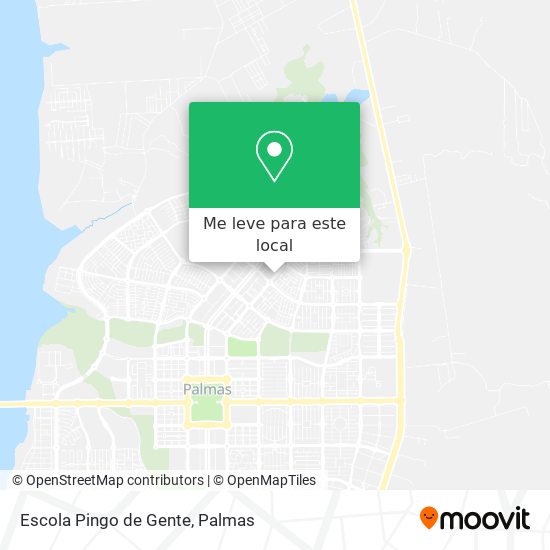 Escola Pingo de Gente mapa