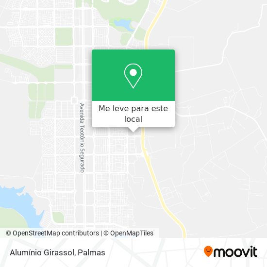 Alumínio Girassol mapa