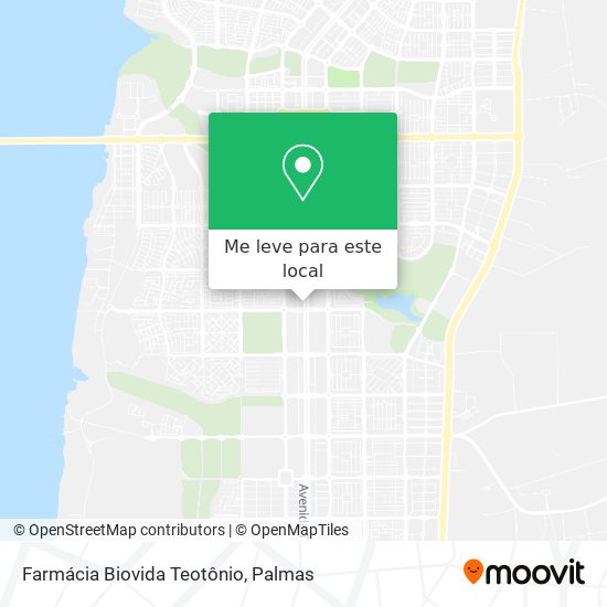 Farmácia Biovida Teotônio mapa