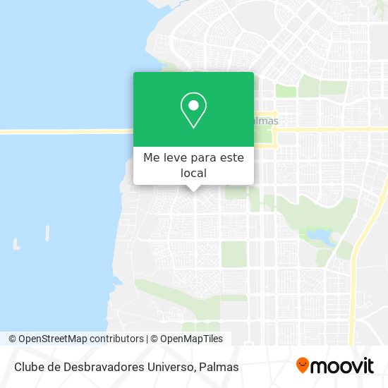 Clube de Desbravadores Universo mapa