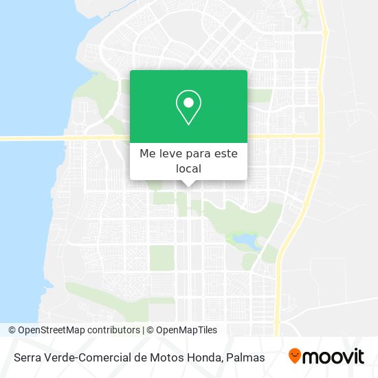 Serra Verde-Comercial de Motos Honda mapa