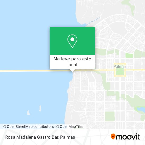 Rosa Madalena Gastro Bar mapa