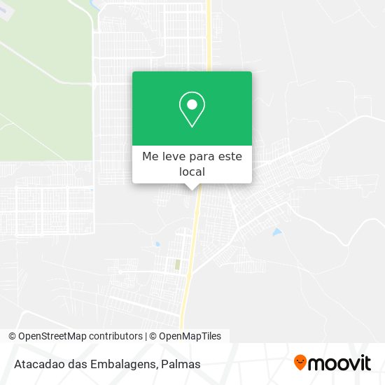 Atacadao das Embalagens mapa
