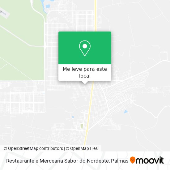Restaurante e Mercearia Sabor do Nordeste mapa
