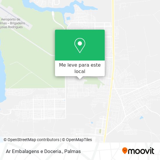 Ar Embalagens e Doceria. mapa