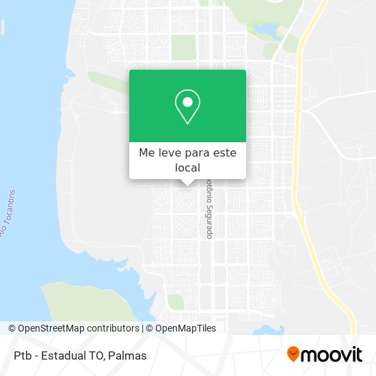 Ptb - Estadual TO mapa