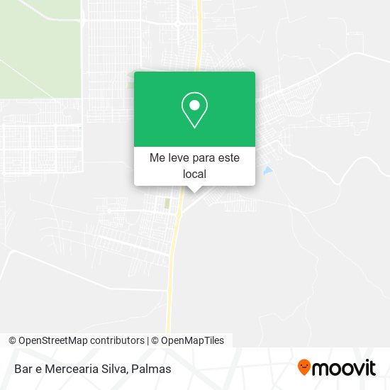 Bar e Mercearia Silva mapa