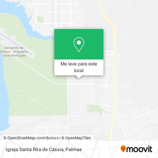 Igreja Santa Rita de Cássia mapa