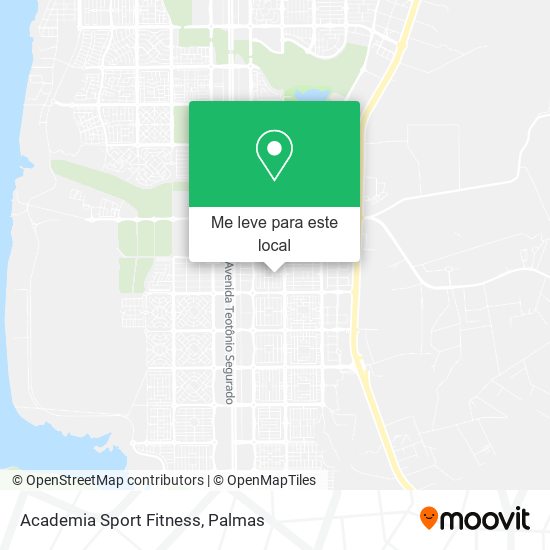 Academia Sport Fitness mapa