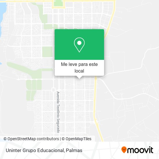 Uninter Grupo Educacional mapa