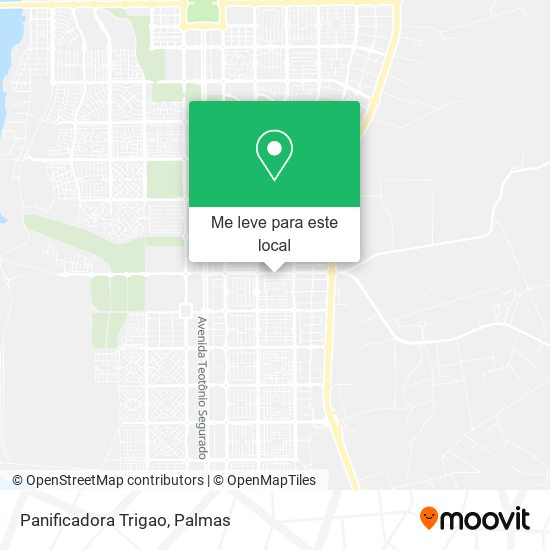 Panificadora Trigao mapa