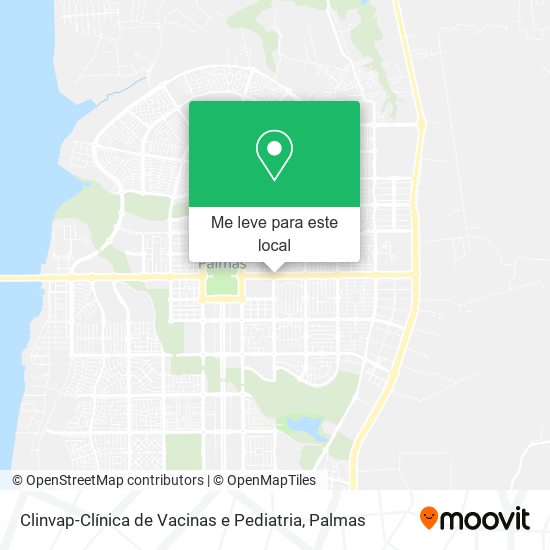 Clinvap-Clínica de Vacinas e Pediatria mapa
