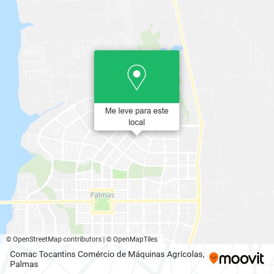 Comac Tocantins Comércio de Máquinas Agrícolas mapa
