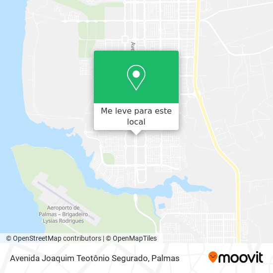 Avenida Joaquim Teotônio Segurado mapa