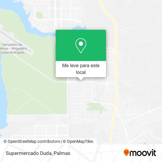 Supermercado Duda mapa