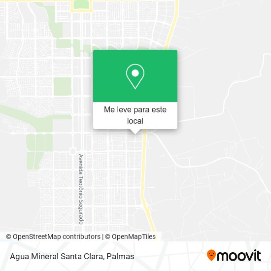 Agua Mineral Santa Clara mapa