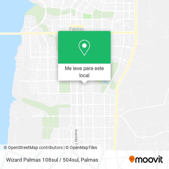 Wizard Palmas 108sul / 504sul mapa