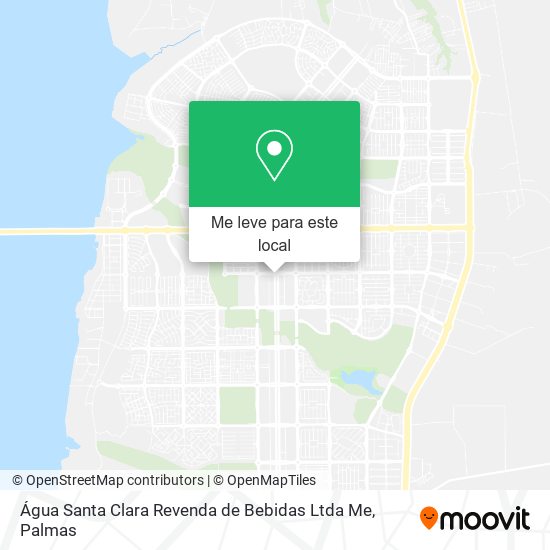 Água Santa Clara Revenda de Bebidas Ltda Me mapa