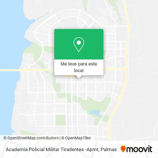 Academia Policial Militar Tiradentes -Apmt mapa