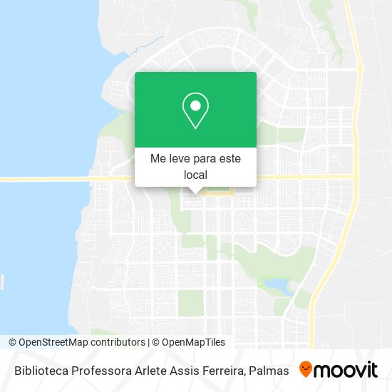 Biblioteca Professora Arlete Assis Ferreira mapa