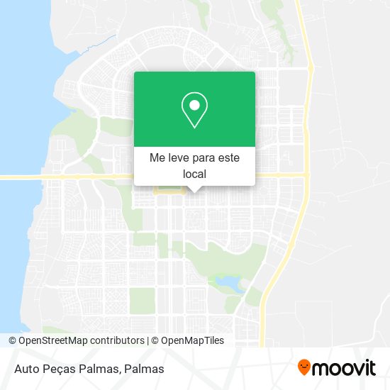 Auto Peças Palmas mapa