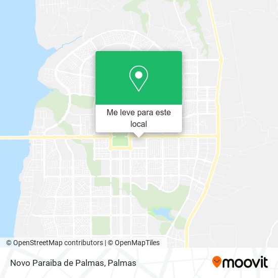 Novo Paraiba de Palmas mapa