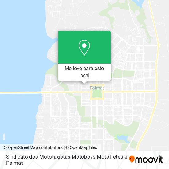 Sindicato dos Mototaxistas Motoboys Motofretes e mapa