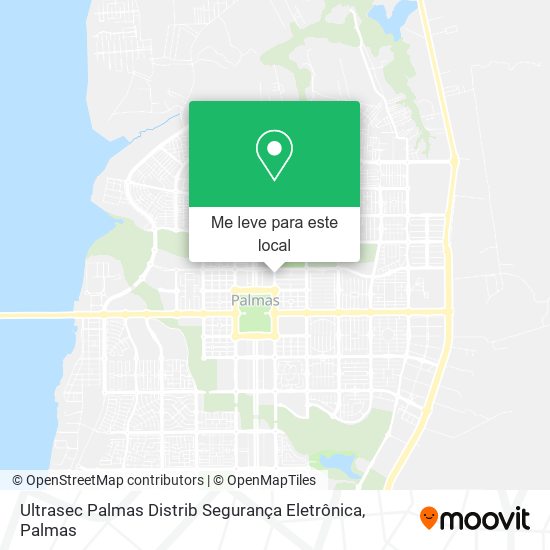 Ultrasec Palmas Distrib Segurança Eletrônica mapa