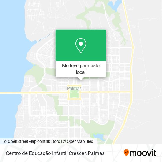 Centro de Educação Infantil Crescer mapa