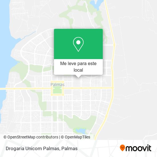 Drogaria Unicom Palmas mapa